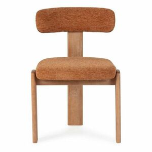 Téglavörös kárpitozott étkezőszék szett 2 db-os Nadia – MOME kép