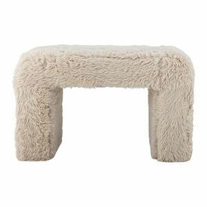 Bézs műszőrme puff Bobbie – Bloomingville kép