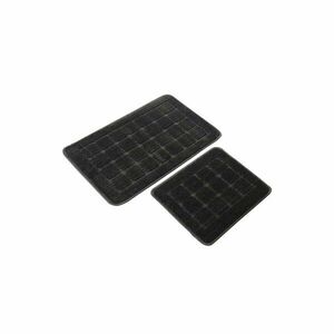 Antracitszürke fürdőszobai kilépő szett 2 db-os 50x80 cm Kareli – Foutastic kép