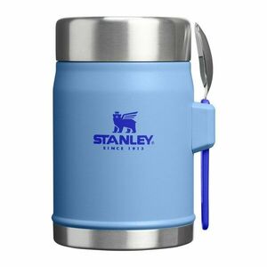 Kék rozsdamentes acél ételtartó termosz 400 ml Legendary Food Jar + Spork Blue Sky – Stanley kép