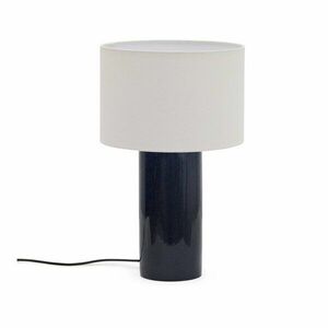 Kék asztali lámpa textil búrával (magasság 53, 5 cm) Toneric – Kave Home kép