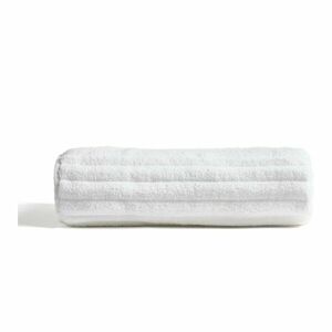 Fehér frottír pamut fürdőlepedő 70x140 cm Navira – Kave Home kép