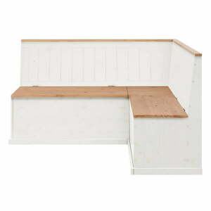 Silas fehér variálható sarokpad tárolóval borovi fenyőből - Støraa kép