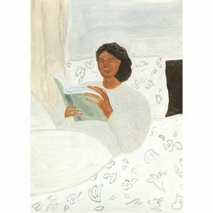 Poszter 50x70 cm Morning Read – Isabelle Vandeplassche – The Poster Club kép