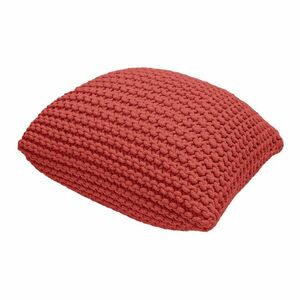 Piros kötött puff Knit – Bonami Essentials kép