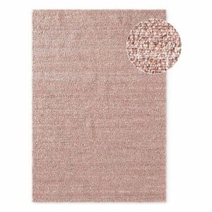 Törtrózsaszín kézi szövésű buklé szőnyeg 200x290 cm Notting Hill Portobello – Ted Baker kép