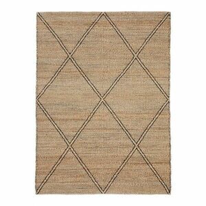 Natúr színű kézi szövésű juta szőnyeg 200x300 cm Vallalta – Kave Home kép