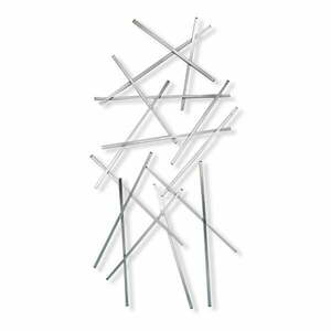 Ezüstszínű fém fali fogas 100 cm Matches – Spinder Design kép
