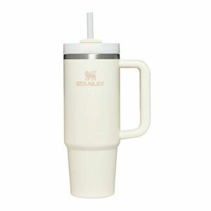 Krémszínű rozsdamentes acél termosz szívószállal 890 ml Quencher H2.O FlowState™ Tumbler Cream 2.0 – Stanley kép