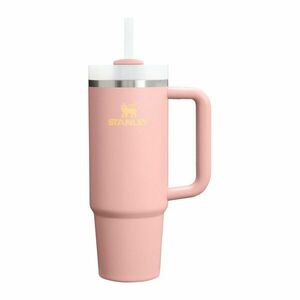 Barackszínű rozsdamentes acél termosz szívószállal 890 ml Quencher H2.O FlowState™ Tumbler Peach Rose – Stanley kép