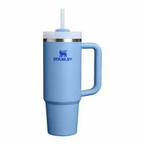 Kék rozsdamentes acél termosz szívószállal 890 ml Quencher H2.O FlowState™ Tumbler Blue Sky – Stanley kép