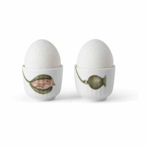 Porcelán lágytojás tartó szett 2 db-os Hammershøi Poppy – Kähler Design kép