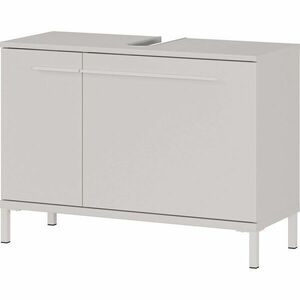 Krémszínű matt mosdó alatti szekrény 80x59 cm Laurino – Germania kép