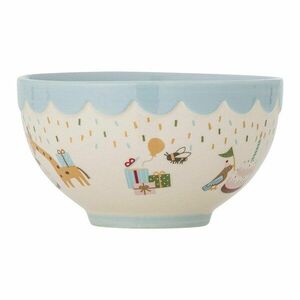 Világoskék-krémszínű kőedény gyerek tálka ø 13, 5 cm Celebrate – Bloomingville Mini kép