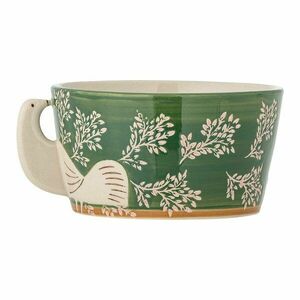 Zöld kőedény leveses tálka 460 ml Hezha – Bloomingville kép