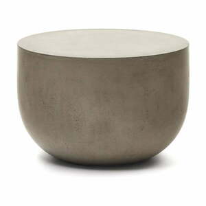 Beton kerek kerti dohányzóasztal ø 60 cm Garbet – Kave Home kép