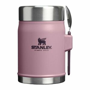 Lila rozsdamentes acél ételtartó termosz 400 ml Legendary Food Jar + Spork Purple Smoke – Stanley kép