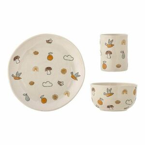Kőedény gyerek étkészlet 3 db-os Agnes – Bloomingville Mini kép