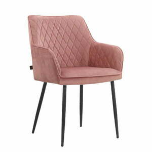 Világos rózsaszín kárpitozott étkezőfotel szett 2 db-os Elvira – Støraa kép