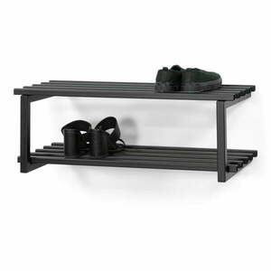 Fekete fém függő cipőtartó 71x26x34 cm Marco – Spinder Design kép
