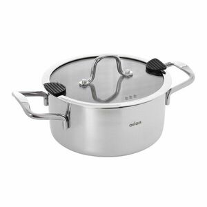 Rozsdamentes acél lábas fedővel 3 l Venice – Orion kép