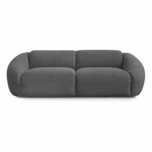 Szürke kordbársony kanapé 250 cm Tina – Bobochic Paris kép