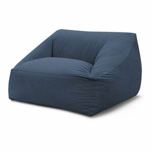 Sötétkék kordbársony babzsákfotel Lilibet – Bobochic Paris kép