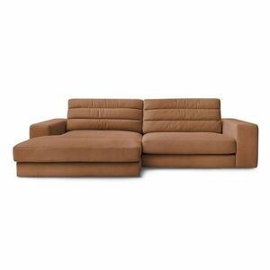 Narancssárga bársony sarokkanapé (bal oldali-heverő résszel) Sierra – Bobochic Paris kép