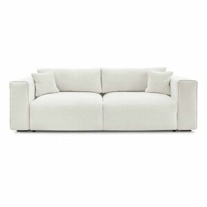 Fehér kinyitható-tárolóhelyes kanapé 265 cm Ezechiel – Bobochic Paris kép