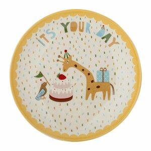 Sárga-krémszínű kőedény gyerek tányér ø 16 cm Celebrate – Bloomingville Mini kép