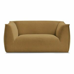 Mustársárga kordbársony kanapé 170 cm Giorgia – Bobochic Paris kép