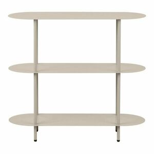 Bézs fém polcos állvány 90x81x31 cm Rieti – House Nordic kép