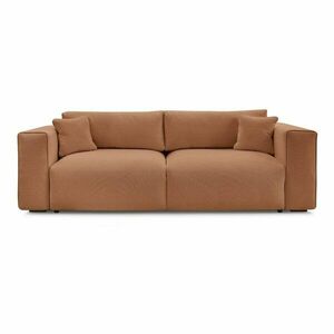 Narancssárga kinyitható-tárolóhelyes kanapé 265 cm Ezechiel – Bobochic Paris kép