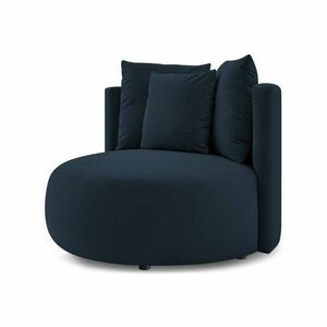 Sötétkék bársony fotel Cesar – Bobochic Paris kép