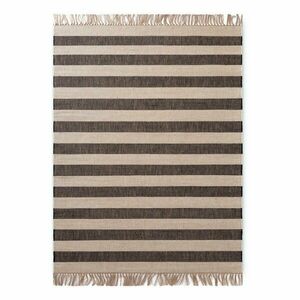 Fekete-krémszínű kétoldalas-kézi szövésű juta szőnyeg 160x230 cm Playa – Hanse Home kép