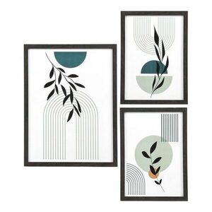 Fekete fali képkeret szett 3 db-os 30x40 cm Aspen – House Nordic kép
