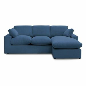 Kék kordbársony sarokkanapé Belair – Bobochic Paris kép