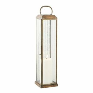 Fém-üveg lámpás (magasság 49 cm) Herslev – House Nordic kép