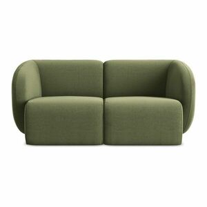 Zöld bársony kanapé 174 cm Lani – Makamii kép