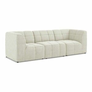 Bézs buklé kanapé 255 cm Aloha – Makamii kép