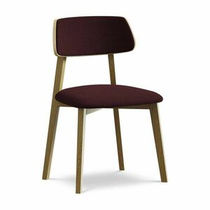 Borvörös tömörfa étkezőszék Niu – Makamii kép