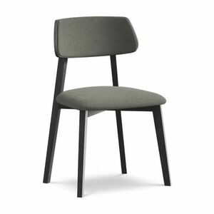 Szürke tömörfa étkezőszék Niu – Makamii kép