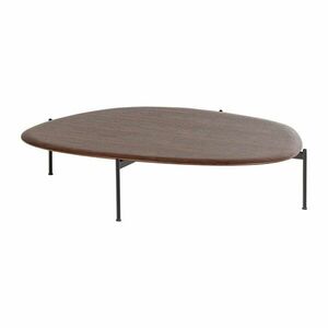 Sötét natúr színű dohányzóasztal 97x121 cm Kota – WOOOD kép