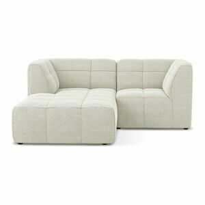 Bézs buklé sarokkanapé (bal oldali-heverő résszel) Aloha – Makamii kép