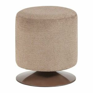 Világosbarna buklé puff Islen – WOOOD kép