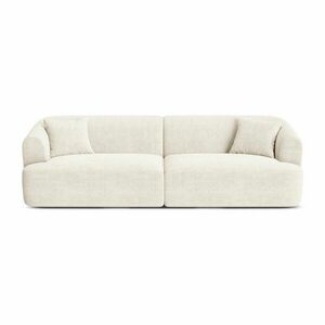 Bézs kordbársony kanapé 255 cm Campi – Cosmopolitan Design kép