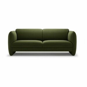 Zöld bársony kanapé 204 cm Georgia – Micadoni kép