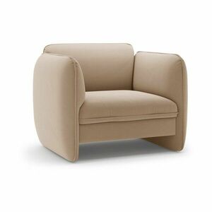 Barna bársony fotel Georgia – Micadoni kép