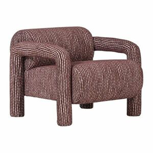 Borvörös fotel Lenny – WOOOD kép