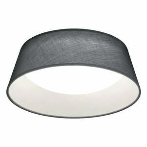 Fekete LED mennyezeti lámpa textil búrával Ponts – Reality kép
